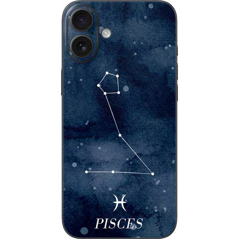 Pisces Constellation iPhone 16 Plus Skin